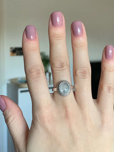 Moonstone Sterling Silver Ring