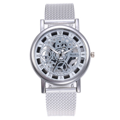 Vintage Hollowed-out Stainless Steel Quartz Watch