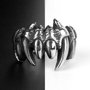 Fangs of the Beast Stainless Steel Ring