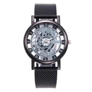 Vintage Hollowed-out Stainless Steel Quartz Watch