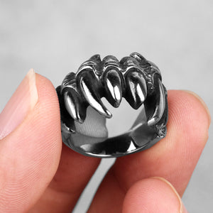 Fangs of the Beast Stainless Steel Ring