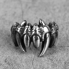 Load image into Gallery viewer, Fangs of the Beast Stainless Steel Ring