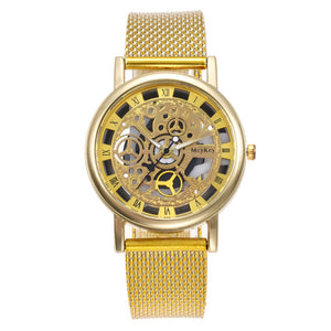 Vintage Hollowed-out Stainless Steel Quartz Watch