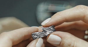 Stainless Steel Feather Angel Wing
